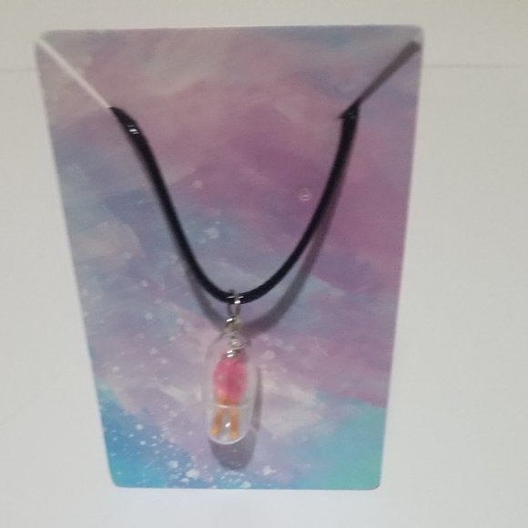 Tiny Trapped Man Necklace - Picture 3 of 3